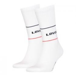 Levis Strumpor 2P Organic Cotton Sock Vit Strl 39/42