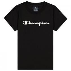 Champion Classics Crewneck T-shirt For Girls Svart bomull 122-128