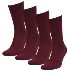 Amanda Christensen Strumpor 4P Bamboo Crew Socks Röd Strl 43/46