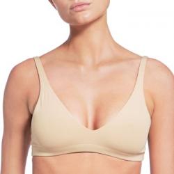 Bread and Boxers Triangle Bra BH Beige ekologisk bomull X-Large Dam