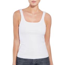 Bread and Boxers Women Tank Top With Scoop Back Vit ekologisk bomull Large Dam