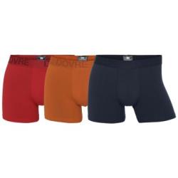 Dovre Kalsonger 3P Bamboo Boxer Tights Blå/Röd X-Large Herr