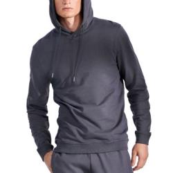 Bread and Boxers Organic Cotton Men Hooded Shirt 2P Grafit X-Large Herr