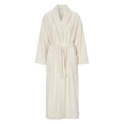 Damella Soft Velour Terry Robe Vit Medium Dam