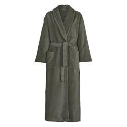 Damella Modal Terry Robe Oliv Large Dam