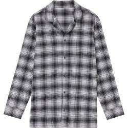 Calvin Klein Flannel Sleep LS Button Down Pyjama Rutig bomull X-Large Herr