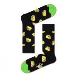 Happy socks Strumpor Taco To Go Sock Svart mönstrad Strl 36/40