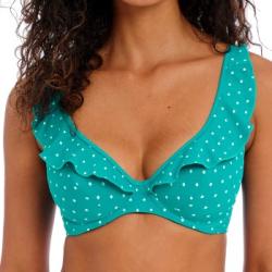 Freya Jewel Cove High Apex Bikini Top With J-Hook Turkos G 65 Dam