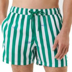 Björn Borg Badbyxor Print Swim Shorts Grön/Vit polyester Medium Herr