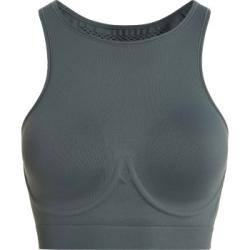 Calvin Klein BH Sport Soft Medium Support Sports Bra Grön polyamid Large Dam