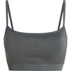 Calvin Klein BH Sport Seamless Medium Impact Bra Grön polyester X-Large Dam