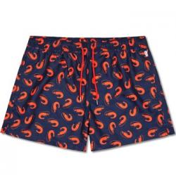 Happy socks Badbyxor Shrimpy Swim Shorts Marin mönstrad polyester Medium Herr