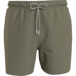 Calvin Klein Badbyxor Medium Drawstring Swim Shorts Grön polyester XX-Large Herr