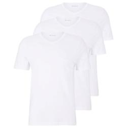 BOSS 3P V-Neck Classic T-shirt Vit bomull XX-Large Herr