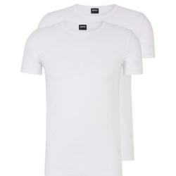 BOSS 2P Modern Round Neck T-shirt Vit bomull XX-Large Herr