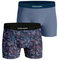 Björn Borg Kalsonger 2P Premium Cotton Stretch Boxer 1725 Flerfärgad bomull Small Herr