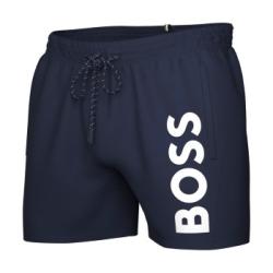 BOSS Badbyxor Swimshorts Octopus Blå polyamid Medium Herr