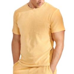 Bread and Boxers Terry T-Shirt Gul ekologisk bomull Small Herr