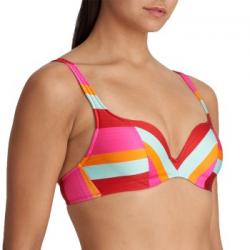 Marie Jo Tenedos Bikini Top Heart Shape Padded Flerfärgad E 70 Dam