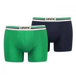 Levis Kalsonger 2P Men Sportswear Logo Boxer Brief Blå/Grön bomull Medium Herr