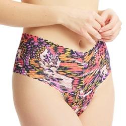 Hanky Panky Trosor 2P Daily Lace Print Retro Thong Flerfärgad nylon One Size Dam