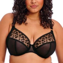 Elomi BH Namrah Underwire Bandless Plunge Bra Svart M 85 Dam
