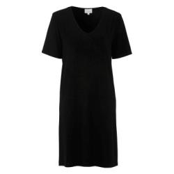 Damella Bamboo Short Sleeve Nightdress Svart Bambu Small Dam