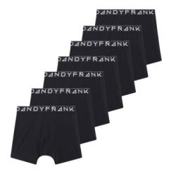 Frank Dandy Kalsonger 14P Solid Tencel Boxers Svart lyocell Medium Herr