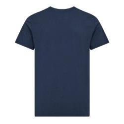 Dovre O Neck T Shirt Mörkblå 3XL Herr