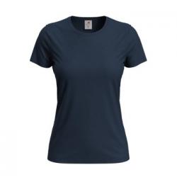 Stedman Classic Women T-shirt Mörkblå bomull Small Dam