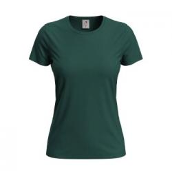 Stedman Classic Women T-shirt Mörkgrön bomull 3XL Dam