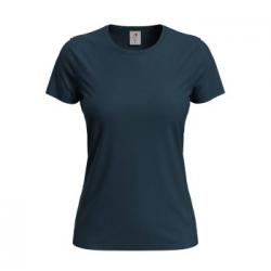 Stedman Classic Women T-shirt Midnattsblå bomull X-Small Dam