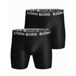 Björn Borg Kalsonger 2P Performance Boxer 1572 Svart polyester X-Small Herr