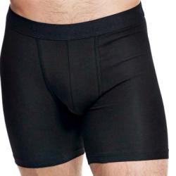 Bread and Boxers Brief Boxer Long Leg Kalsonger 3P Svart ekologisk bomull Medium Herr