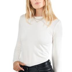 Bread and Boxers Long Sleeve Soft Fiber T-Shirt Benvit viskos Large Dam