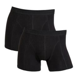 Claudio Kalsonger 4P Cotton Trunks Helsvart bomull X-Large Herr
