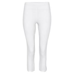 Decoy Capri Leggings Vit ekologisk bomull Medium Dam