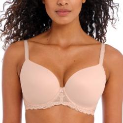 Freya BH Offbeat Moulded Demi T-Shirt Bra Beige I 70 Dam