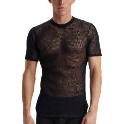 Dovre Wool Mesh T-Shirt Svart ull Medium Herr