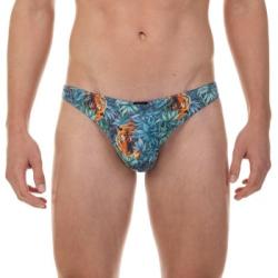 Bruno Banani Kalsonger Premium Line String Blå Mönstrad polyester Medium Herr