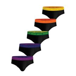 Björn Borg Kalsonger 5P Cotton Stretch Brief Flerfärgad bomull Small Herr