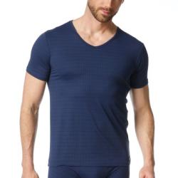 Bruno Banani Check Line 2 0 V-Shirt Marin polyamid Small Herr