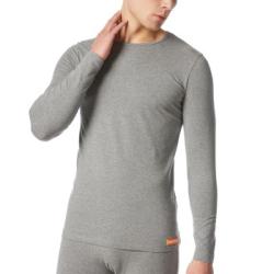 Bruno Banani Warm Up Longshirt Grå bomull X-Large Herr