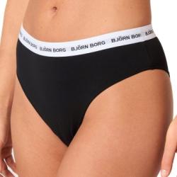 Björn Borg Trosor 2P Core Logo High Waist Brief Svart bomull Large Dam