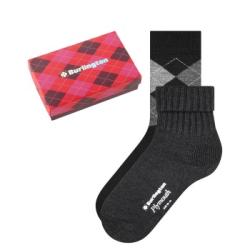 Burlington Strumpor Cocooning Gift Set Women Wool Socks Svart ull Strl 36/41 Dam