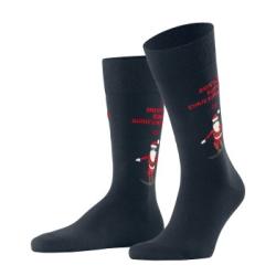 Burlington Strumpor Snowboarding Santa Cotton Sock Marin Strl 40/46 Herr