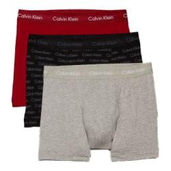 Calvin Klein Kalsonger 3P Holiday Cotton Stretch Trunks Flerfärgad bomull Medium Herr