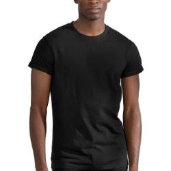 Bread and Boxers Roll-Up Tee Svart ekologisk bomull XX-Large Herr