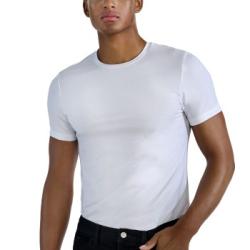 Bread and Boxers Crew-Neck Tencel T-Shirt Vit tencel X-Large Herr