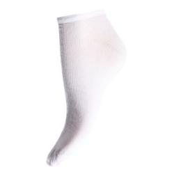 Decoy Strumpor Thin Knit Organic Cotton Sneaker Sock Vit Strl 37/41 Dam